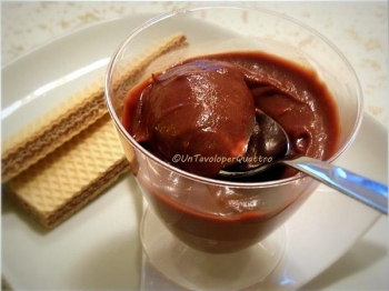 Crema al cioccolato senza uova